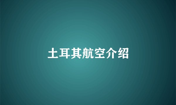 土耳其航空介绍