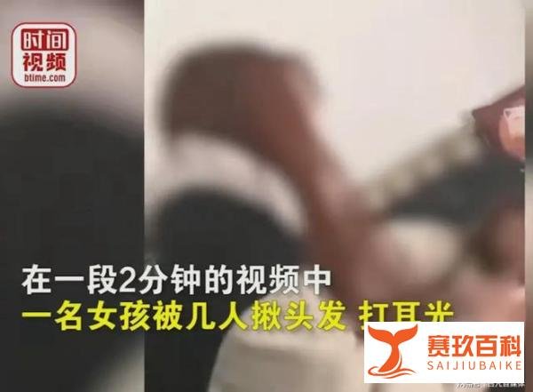 17岁女孩在家中遭4人揪头发打耳光