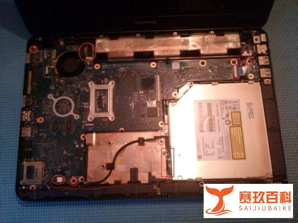惠普笔记本CQ45-m03TX拆机图解