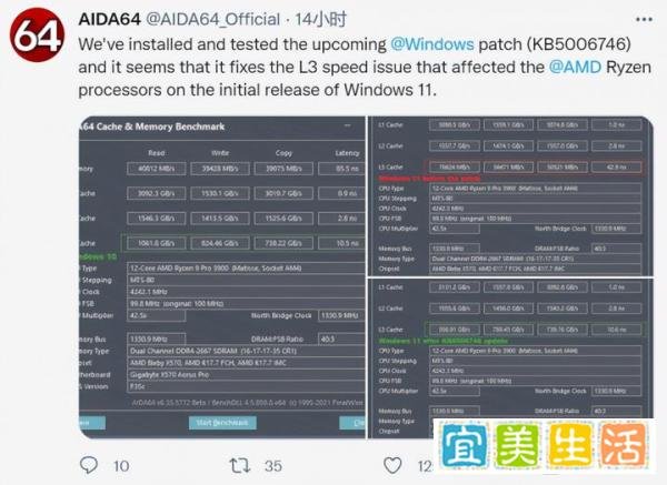 Win11新战场,intel你莫嚣张!微软、AMD修复锐龙CPU性能bug