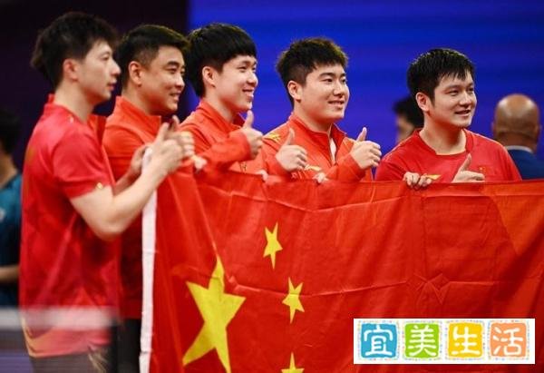 CCTV5直播世乒赛，3-1横扫日本张本智和，中国队3-0轻取日本队