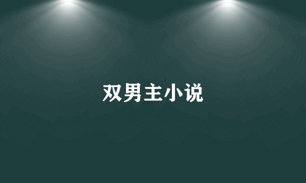 双男主小说