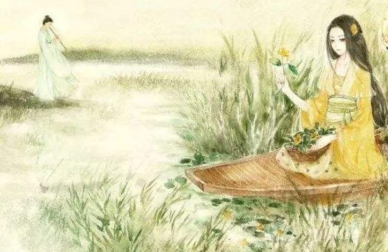 “参差荇菜，左右流之”这句怎么读？