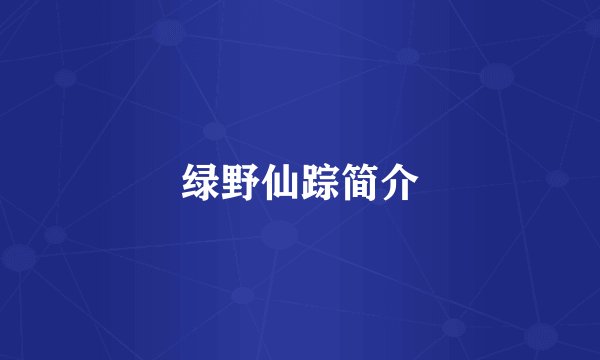 绿野仙踪简介