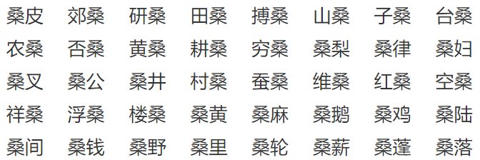 桑的部首是什么偏旁?