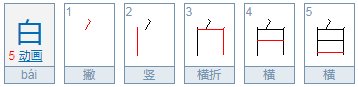 白是一个汉字吗？