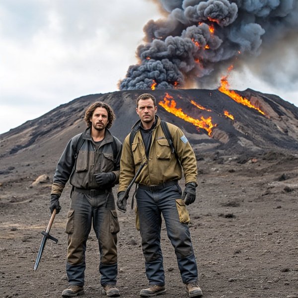火山口的两个人简介