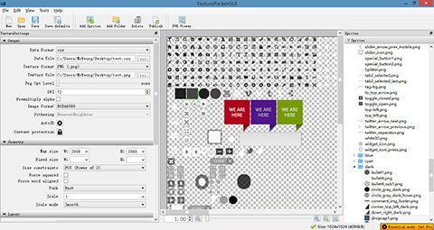 TexturePacker怎么使用