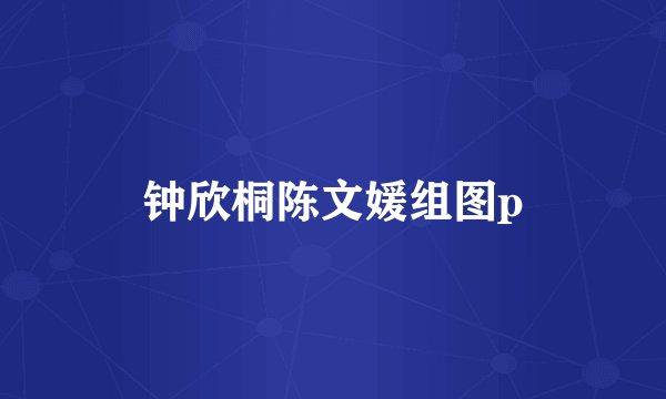 钟欣桐陈文媛组图p