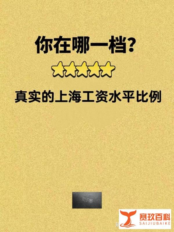真实的上海工资水平分布的比例
