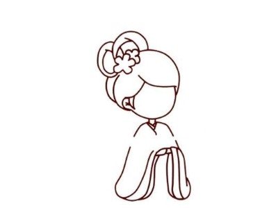 中秋节嫦娥怎么画