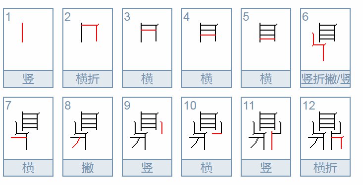 “鼎”字笔顺如何书写