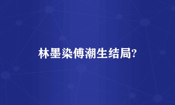 林墨染傅潮生结局?