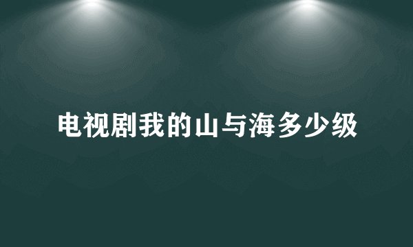 电视剧我的山与海多少级