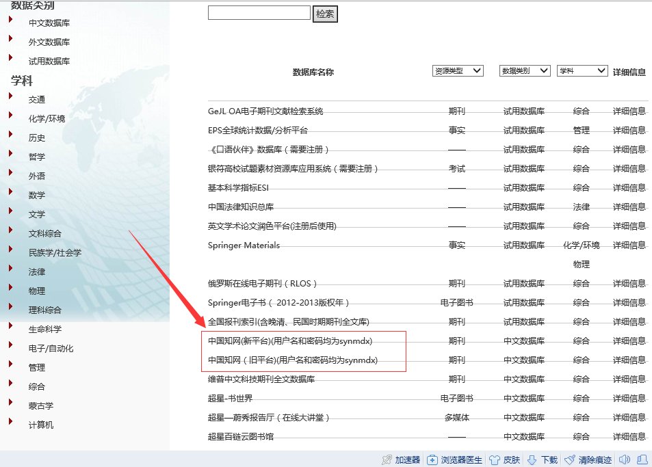 内蒙古大学中国知网首页怎么进