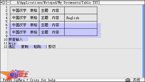 能不能在psp上打中文