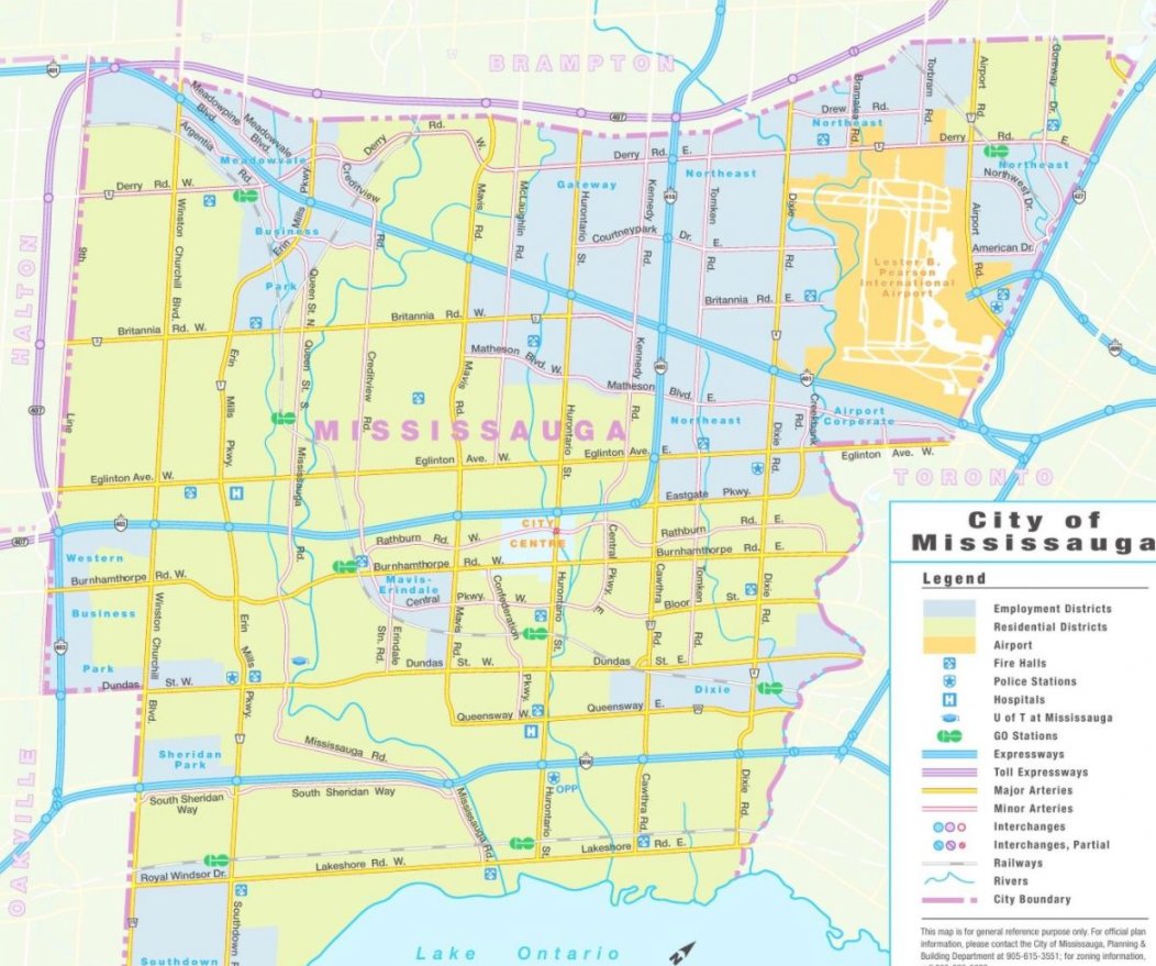 mississauga是哪个城市？