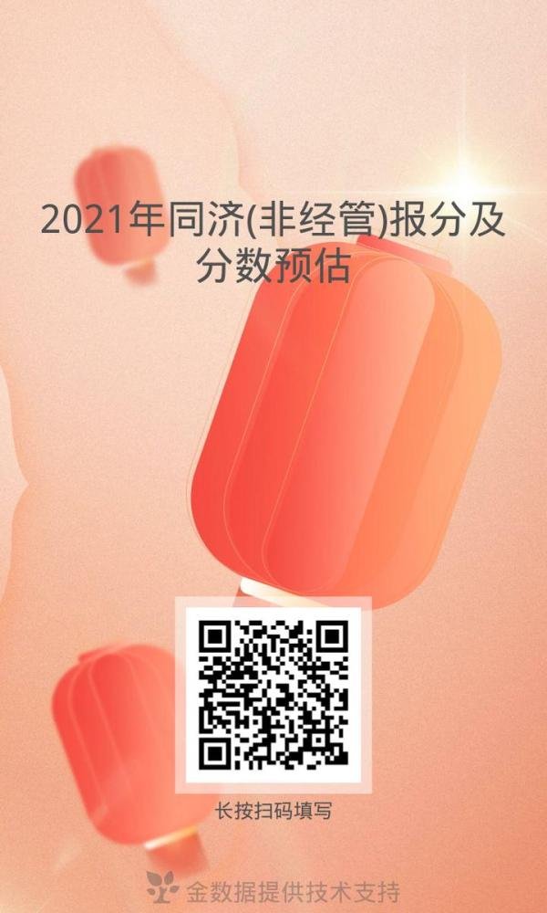 2021年同济大学考研成绩报分、分数线预估！全校各学院！