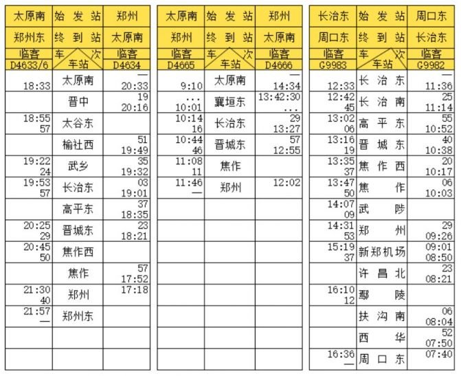 g2190高铁途经站点时刻表