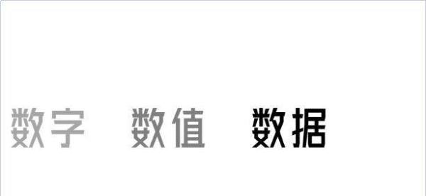 数字、数值、数据有区别吗？